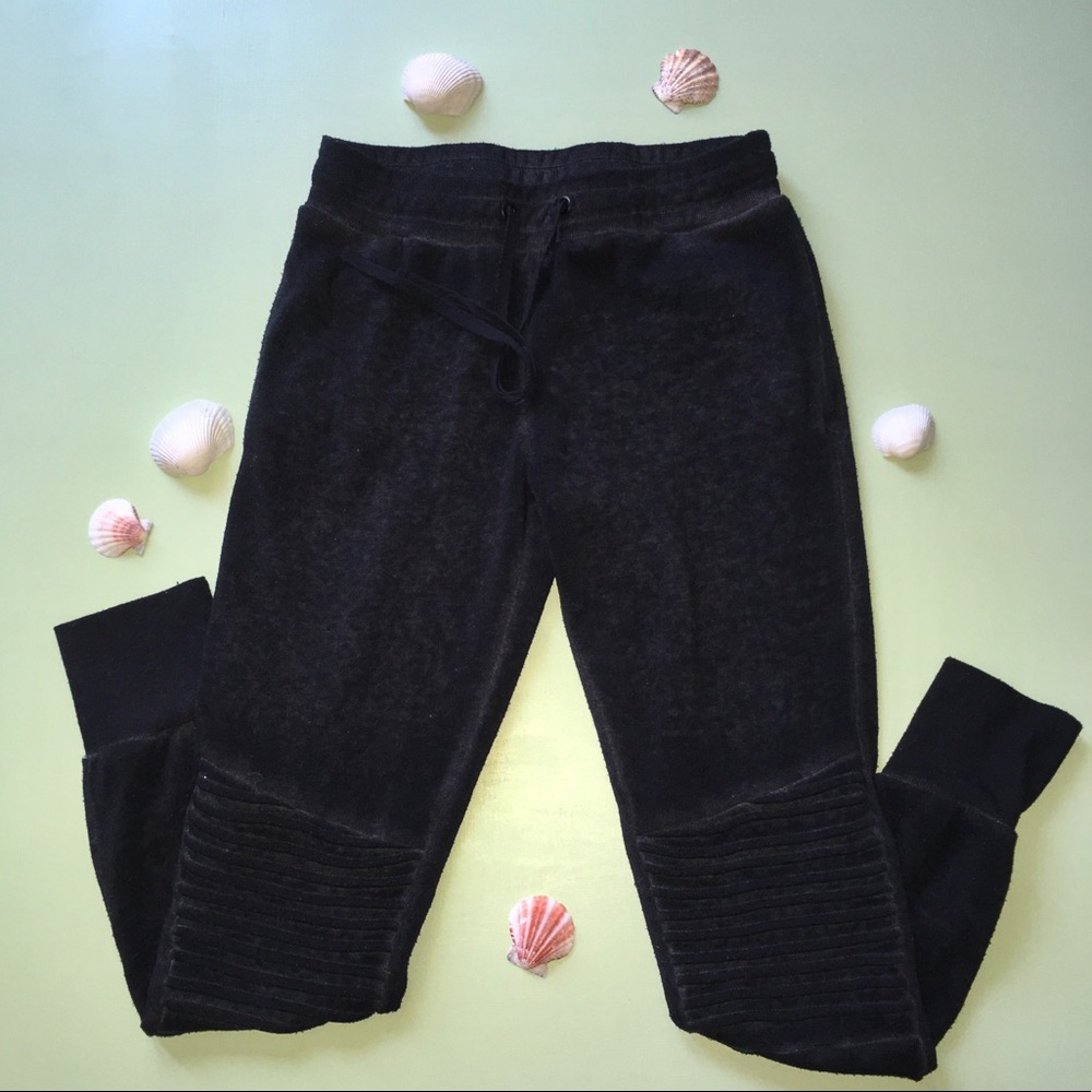 💫 NOLLIE Black Joggers w/ Knee Patches